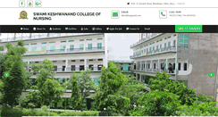 Desktop Screenshot of keshwanandnursingcollege.com